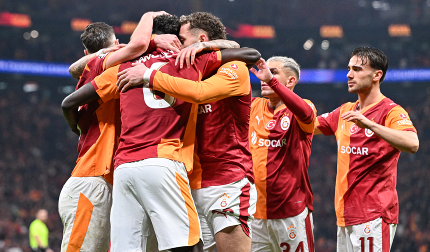 Galatasaray Şampiyonlar Ligi'nde parladı