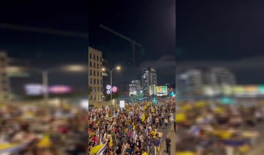 İsrail’de savaş karşıtı protestolarda 18 kişi gözaltına alındı