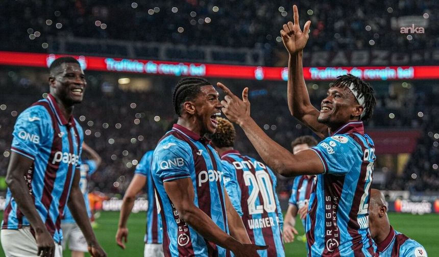 Trabzonspor lider Galatasaray’ı mağlup etti