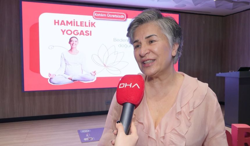 'Gebelikte yoga hem bedene hem zihne iyi geliyor'
