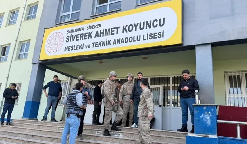 Şanlıurfa'da Okula giren saldırgan ateş açtı! Yaralılar var!