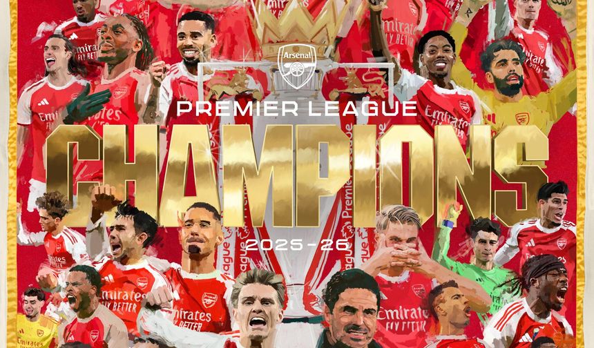 Arsenal, 22 yıl aradan sonra Premier Lig şampiyonu