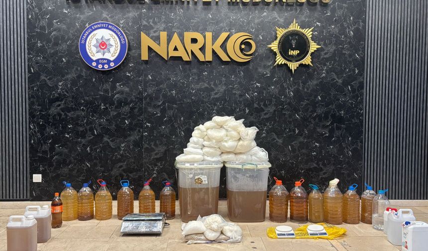 İstanbul'da uyuşturucu operasyonu: 4 şüpheli yakalandı