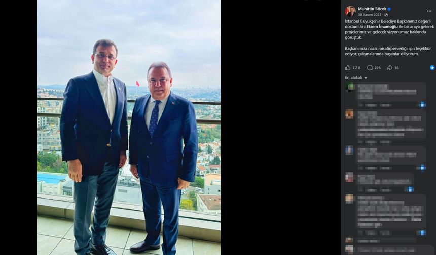 Muhittin Böcek: Ekrem İmamoğlu benden 15 milyon avro destek istedi