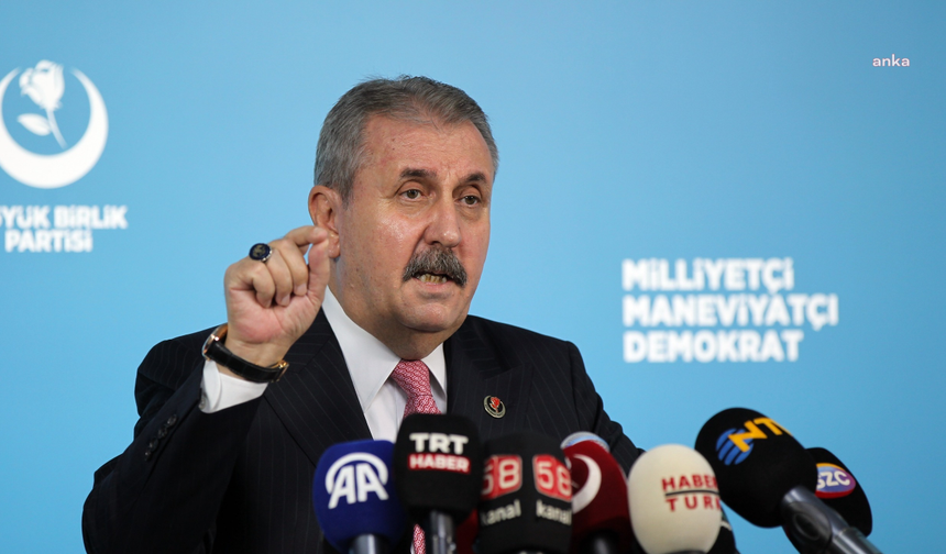 BBP Genel Başkanı Destici: "Mescid-i Aksa'dan o kanlı ellerinizi çekin"