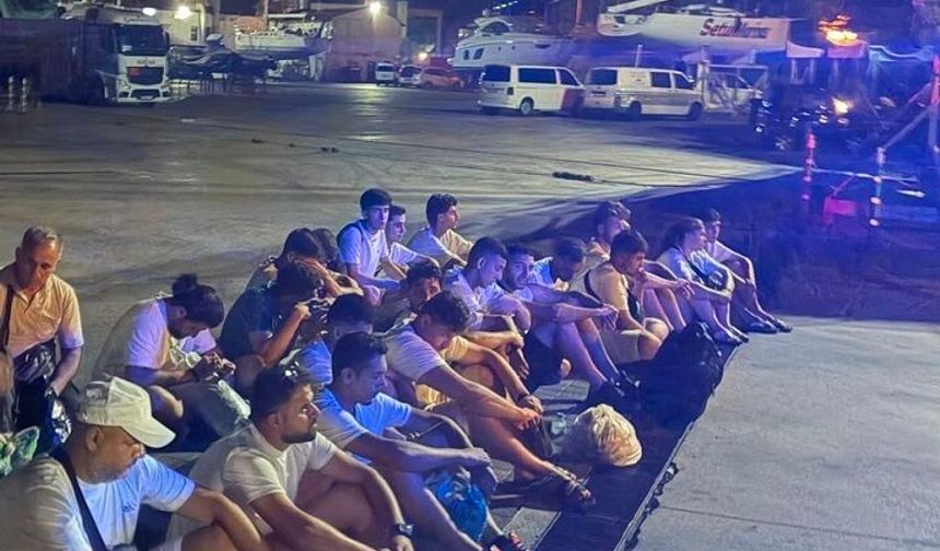 Muğla'da 25 göçmen yakalandı