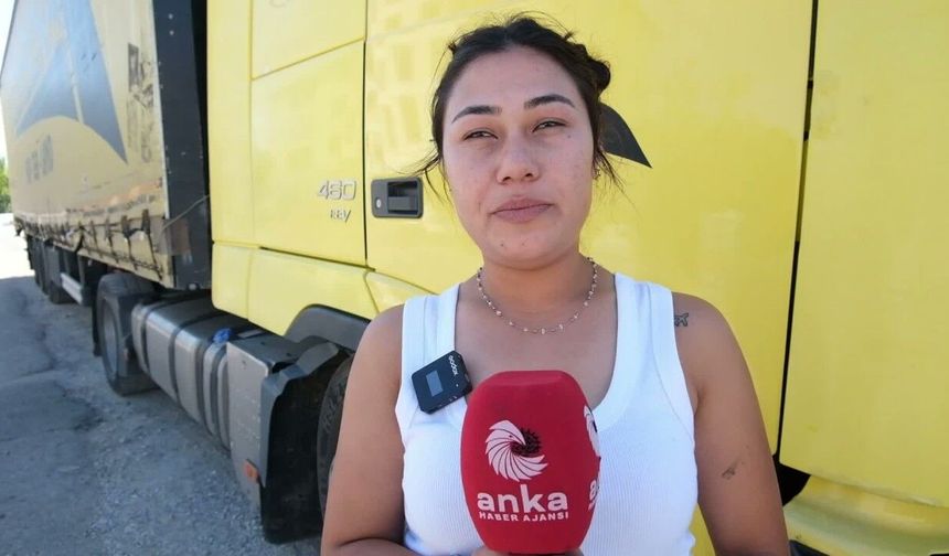 Tır şoförü Keziban Say, çocukluk hayalini mesleğe dönüştürdü: "Bu mesleği erkeklerden daha iyi yaptığımıza inanıyorum"