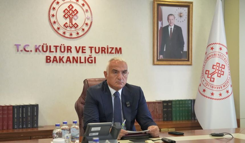 Bakan Ersoy, Filistin Kültür Bakanı Hamdan ile görüştü