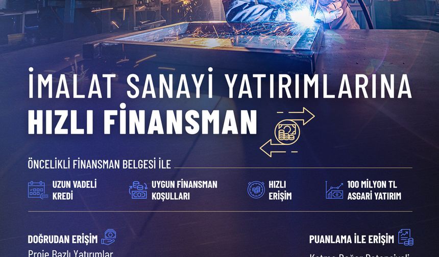 Bakan Kacır: Sanayicilerimize yatırım kredisine hızlı erişim imkanı sunuyoruz