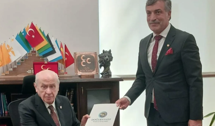 Doğubayazıt TSO Başkanı Cemal Can'dan Devlet Bahçeli'ye Kritik Ziyaret