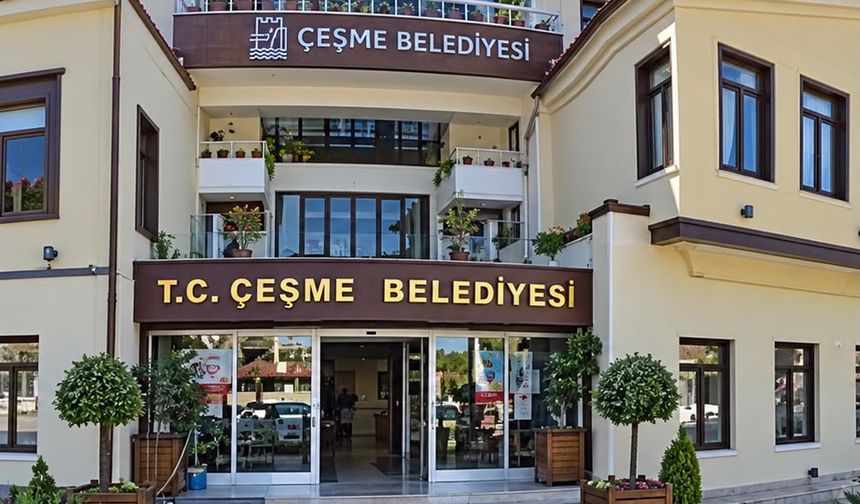 Çeşme Belediyesi'ne operasyon