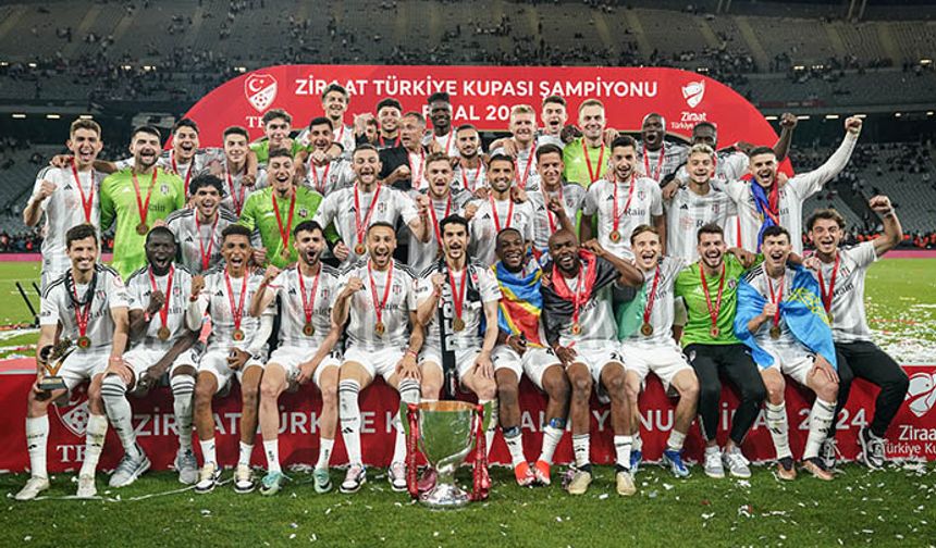 Ziraat Türkiye Kupası'nda zafer Beşiktaş'ın oldu. Atatürk Olimpiyat Stadı'nda oynanan finalde Trabzonspor'u 3-2 yenen Siyah-Beyazlı ekip, Türkiye Kupası'nı 11. kez müzesine götürdü.