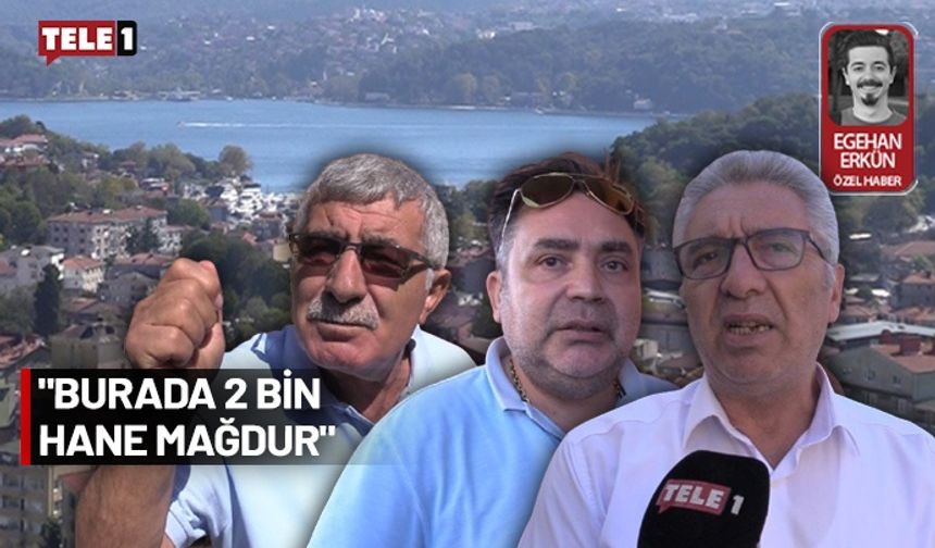 Sarıyer'de 'rezerv alan' isyanı kapıya ilan astırttı: Ne hakla gaspa, işgale, istilaya geldiniz?