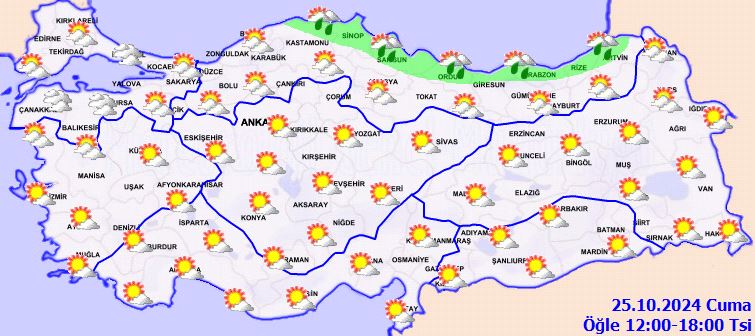 Hava Durumu 25 Ekim (2)