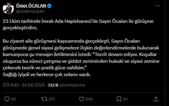 Öcalan Cevap