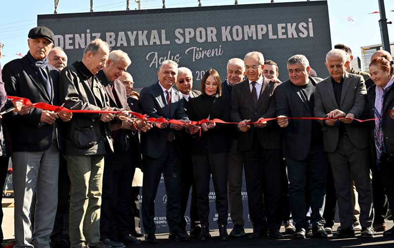 Deniz Baykal Spor Kompleksi, ikinci ölüm yıldönümünde açıldı