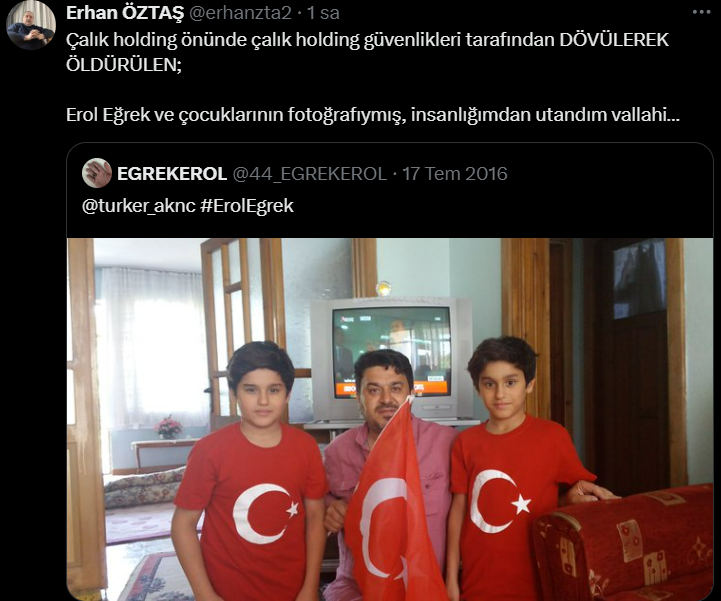 Tazminatını İsteyen Erol Eğrek’in Ölümü Türkiye’yi Ayağa Kaldırdı Erol Eğrek