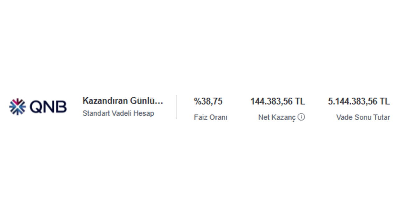 Bankaların mevduat faizi yarışı! 5 milyon TL’nin aylık getirisi uçtu...