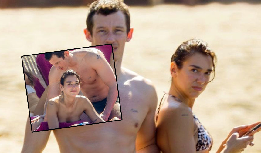 Dua Lipa Meksika'da kameralara yakalandı