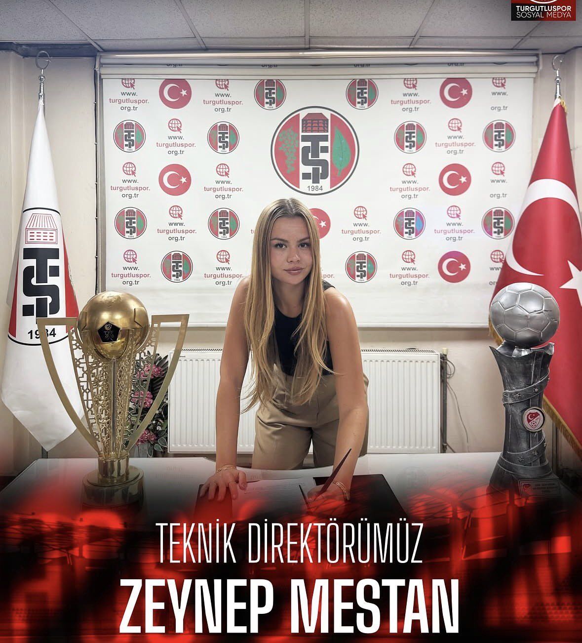 Turgutluspor, 22 yaşındaki Zeynep Mestan'a emanet