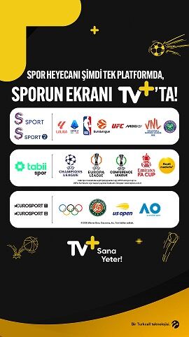 TV+ dünyanın önde gelen spor karşılaşmalarını ekrana getiriyor