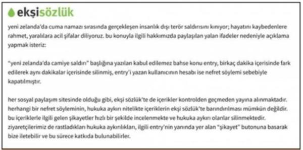 Ekşi Sözlük yazarı hakkında inceleme başlatıldı