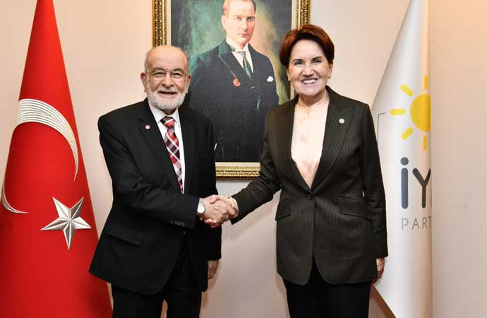 Temel Karamollaoğlu, Meral Akşener, İYİ Parti, Saadet Partisi