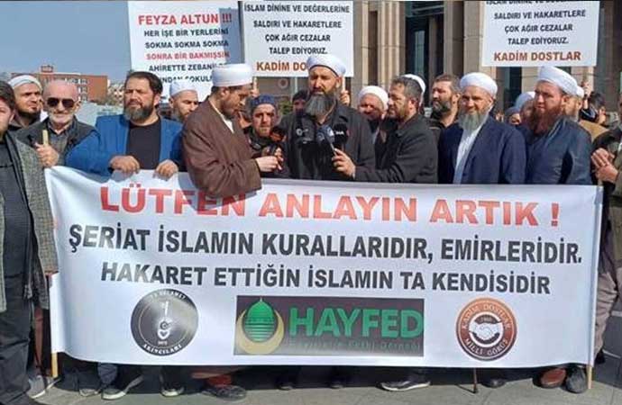 hayfed, gerici grup, feyza altun, Allah'ı koruma kanunu