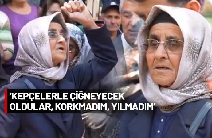 Denizli'de çevre savunuculuğu yapan 75 yaşındaki Hatice Kocalar, maden şirketi çalışanlarını darp etmek suçlamasıyla hakim karşısına çıktı. Para cezası alan Kocalar duruşma sonrasında yaptığı açıklamada, 'Ben Cumhuriyet kadınıyım. Ben toprağımı savundum. Ben eğitim görmedim, ben öğüt gördüm. Ben toprağımı koruyorum' dedi.