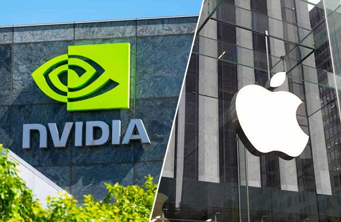 ABD merkezli çip üreticisi Nvidia, teknoloji devi Apple’ı sollayarak dünyanın en değerli ikinci şirketi oldu.