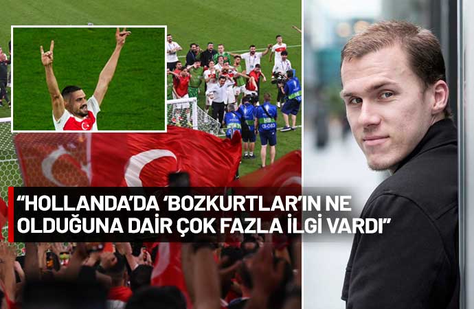 Hollandalı gazeteci Matthijs van Dam, EURO 2024’te ülkesinin Türkiye ile eşleşmesiyle ilgili açıklamalarda bulundu. Hollanda’da basının ve taraftarların turu geçeceklerine emin olduğunu belirten Van Dam, “Türkiye zayıf görülüyor ama büyük tutkuları hafife alınmamalı” dedi. Van Dam, ayrıca Merih Demiral’ın bozkurt işaretinin ülkesindeki yansımalarını da anlattı.