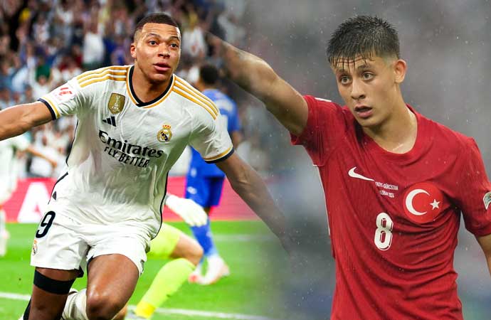 İspanyol basını, Real Madrid'in yeni transferi Kylian Mbappe ile Milli yıldız Arda Güler arasında geçtiği iddia edilen diyaloğu yazdı. Mbappe'nin Güler'e 'Senin çok yeteneğin var, beni şaşırttın...' dediği iddia edildi. Öte yandan haberde, Mbappe'nin Arda ile ilgili 'O bir yıldız, vizyonu olağanüstü' yorumunu yaptığı belirtildi. 