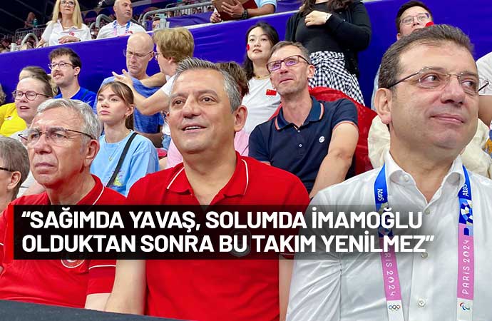 CHP Genel Başkanı Özgür Özel, olimpiyatları izlemek için gittiği Paris’te kurultay sürecine ilişkin açıklama yaptı. Özel, 'Sağ yanımda Mansur Yavaş, sol yanımda Ekrem İmamoğlu olduktan sonra bu takımı kimse yenemez' dedi.