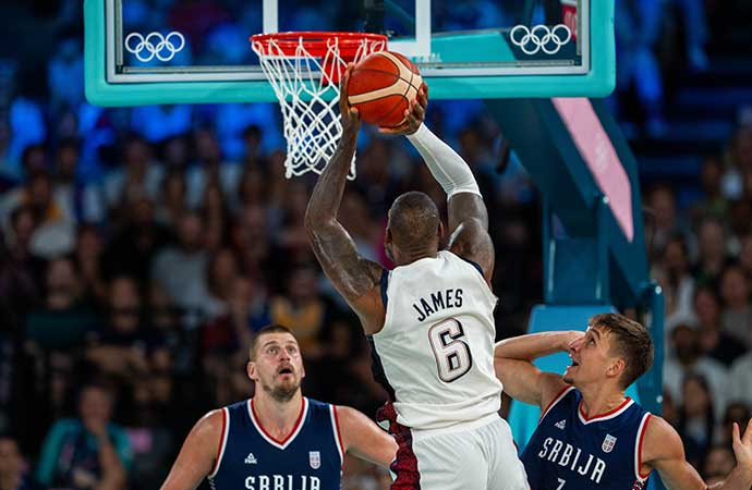 ABD Erkek Basketbol Takımı, Paris 2024 Olimpiyat Oyunları yarı final karşılaşmasında Sırbistan’ı 95-91 mağlup ederek finale yükseldi.