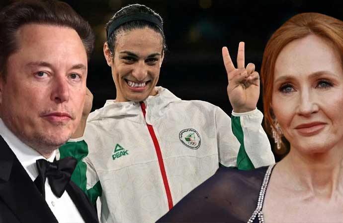 Imane Khelif, Elon Musk, JK Rowling