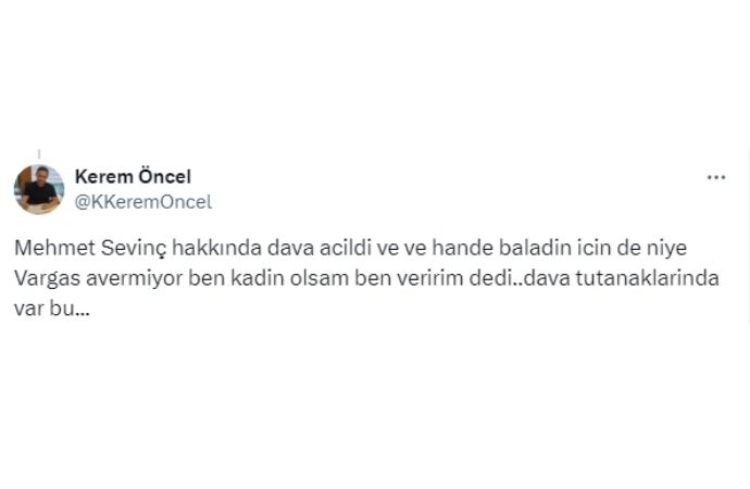 Kerem Öncel, Mehmet Sevinç