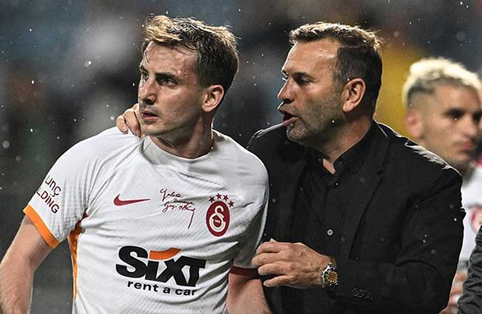 Galatasaray teknik direktörü Okan Buruk, Beşiktaş maçının devre arasında Kerem Aktürkoğlu'nun teknik heyet aleyhine tepki gösterdiği iddialarıyla ilgili açıklama yaptı. Buruk, “Saha içerisinde ne oluyorsa soyunma odasında da oluyor. Bunların farklı şekilde yansıtılmasını da doğru bulmuyorum” dedi.