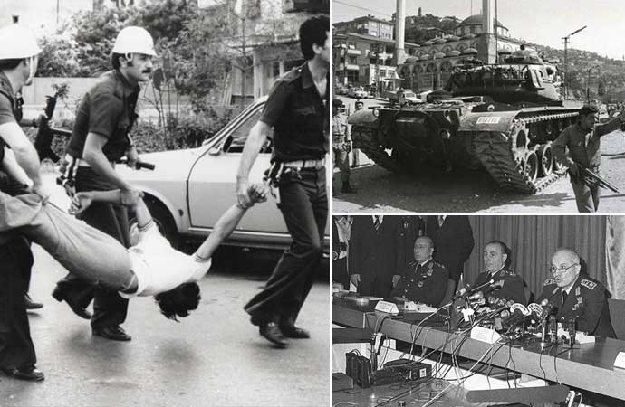 12 Eylül 1980’de gerçekleştirilen ve Türkiye Cumhuriyeti tarihinin en karanlık günlerinden biri olan askeri darbenin üzerinden bugün tam 44 yıl geçti. Cunta yönetiminin, faşist ve insanlık dışı yaptırımları dün gibi hafızalarda. İşte 12 Eylül’ün karanlık geçmişi…