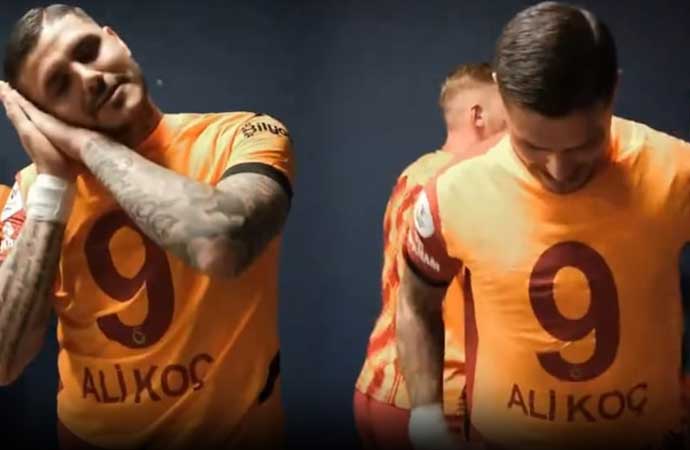 Galatasaray’ın golcü oyuncusu Mauro Icardi, Fenerbahçe’ye karşı kazandıkları 3-1’lik derbinin ardından Ali Koç isminin yazıldığı forma ile kutlama yaptı. Icardi’nin görüntüsü sosyal medyada geniş yankı buldu.